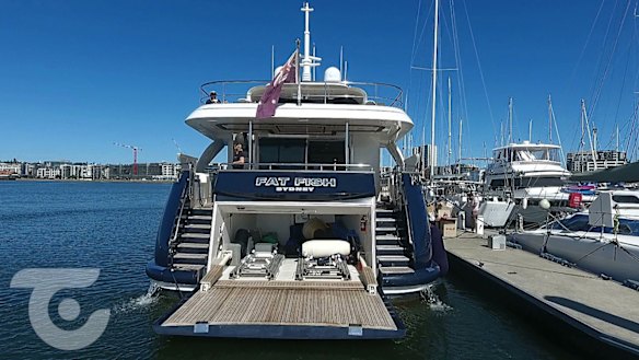 Richard Gu’s yacht Fat Fish was repossessed by the NAB.