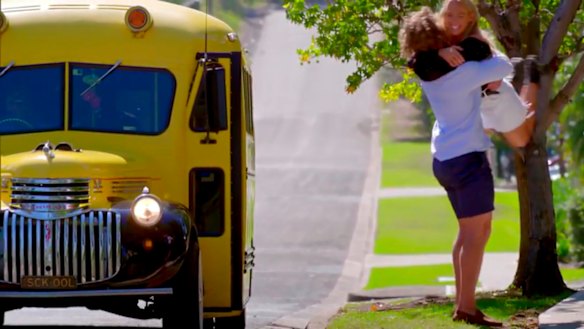 Cummins looked genuinely excited to greet Cass on their date. 