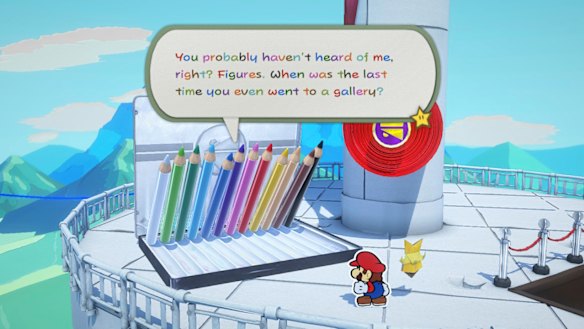 Fighting a box of pencils is weird, but the boss battles are very well designed.