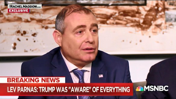 Lev Parnas made several potentially explosive claims in a televised interview with Rachel Maddow.