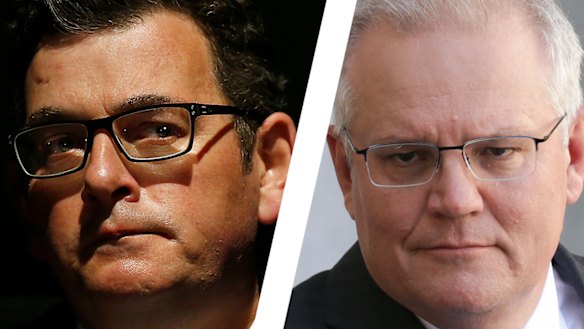 Daniel Andrews and Scott Morrison.