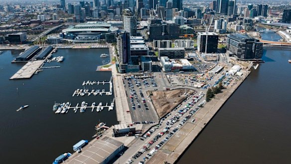 Docklands: Along with plans to build the marketplace and a pool, there’ll also likely be a new primary school and more green space over the coming years. 