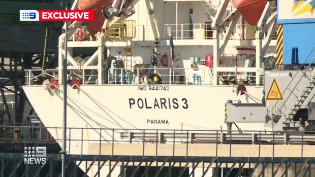 The MV Polaris 3 in Townsville.
