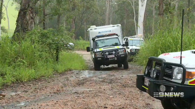 Emergency services in the dense far north Queensland bushland where a Townsville pilot died last Sunday.