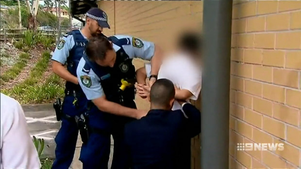 Police arrest the teenager, who cannot be named, over attacking two students and a teacher at Bonnyrigg.