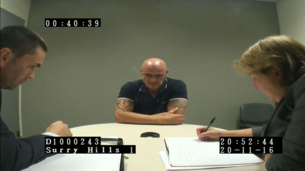 Vinzent Tarantino speaks to police about Quanne Diec in November 2016.