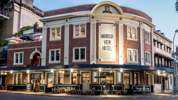The Harbour View Hotel, in Sydney's Rocks is set for sale with a price tag of about $12 million.