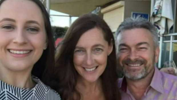 Karen and Borce Ristevski, with their daughter Sarah. 