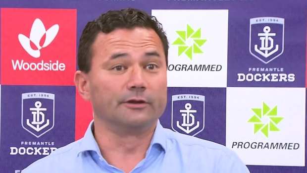 Fremantle football boss Peter Bell said all positions are under revision.