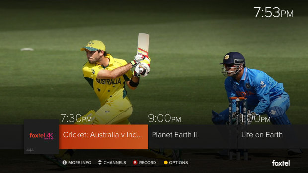 Foxtel's new 4K channel will show a sampling of Ultra HD content between live sport events.