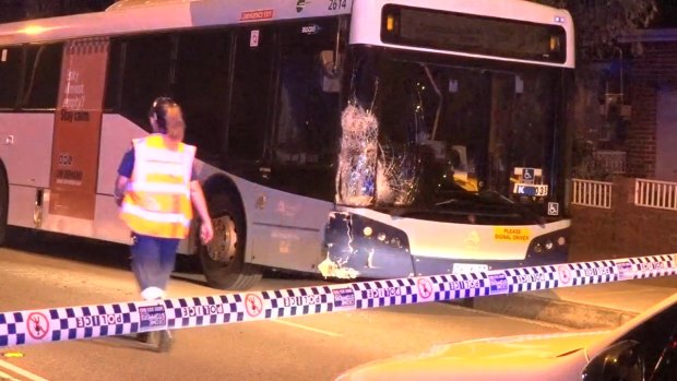 A bus driver has been charged over a crash that left two men dead in Kingsgrove on Monday night.