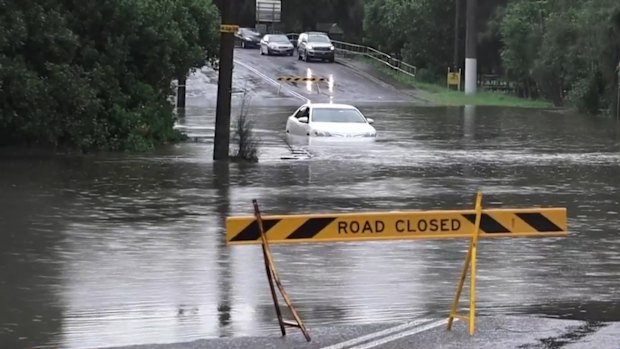 If a flood is coming, have a plan to leave early, checking for road closures before you leave.