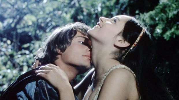 Olivia Hussey and Leonard Whiting in Franco Zeffirelli's 1968 Romeo and Juliet.
