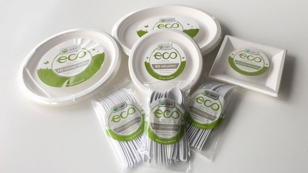 Items from Woolworths\' W Select eco range, which the ACCC alleges carried false, misleading or deceptive representations.