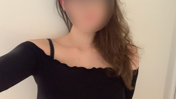 This young woman, 22, was stripped searched at a Sydney music festival, but teenage girls - and girls as young as 12 - have also been subjected to the searches.