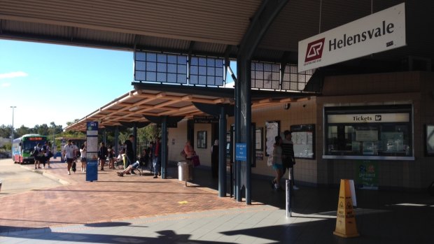 The boy was assaulted at Helensvale Station on the Gold Coast.