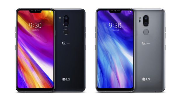 The G7 is all business around the back, with the standard fingerprint sensor and a pair of cameras.