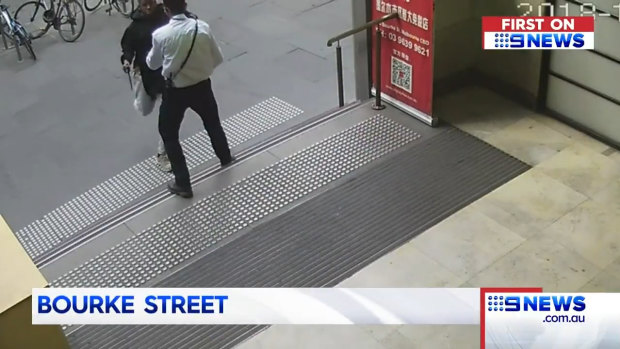 Captured on CCTV: the terrifying moment a security guard was stabbed in the neck