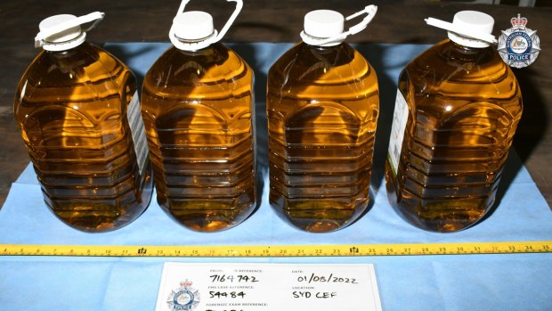 $25 million worth of methamphetamine found in olive oil shipment: police