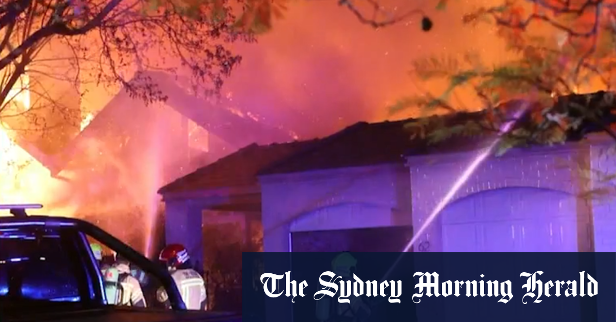 Fire destroys $24 million home on Sydney’s lower north shore