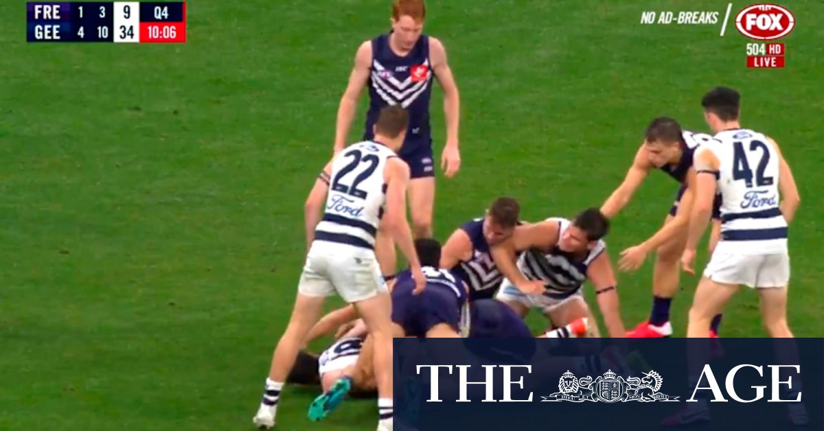 Afl 2020 Geelong Weigh Up Appeal Over Tom Hawkins One Match Ban West Coast S Elliot Yeo Cleared By Afl Tribunal