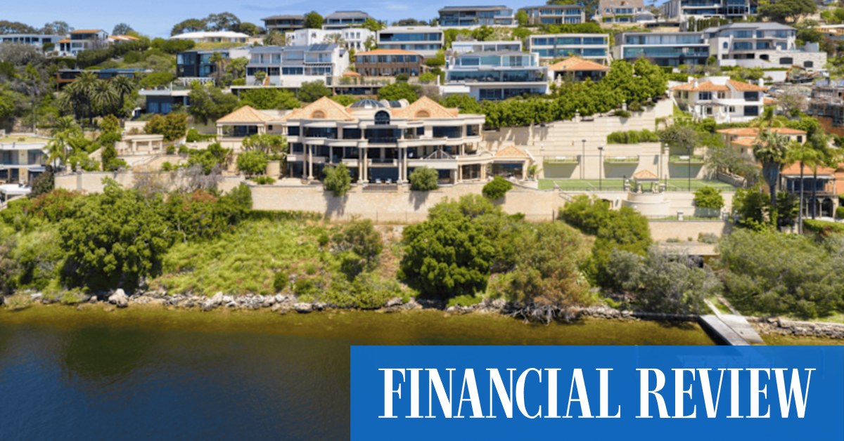 afr.com - Bonnie Campbell - Mining billionaire Chris Ellison to sell Perth mega-mansion