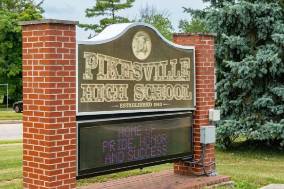 Pikesville High School in Maryland.