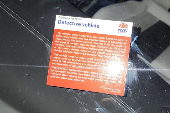 A photo taken during the operation targeting hoon behaviour in Barangaroo on May 15-16.
