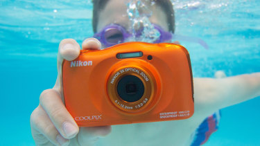 The camera is rated waterproof for up to 10 metres.