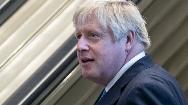 Britain's Prime Minister Boris Johnson in the US this week.