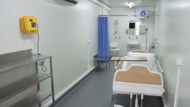 A Brisbane-based asset engineering management company has made 10 portable hospital rooms.