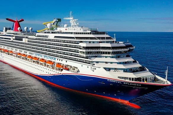 Carnival Splendor is based in Australia year-round.