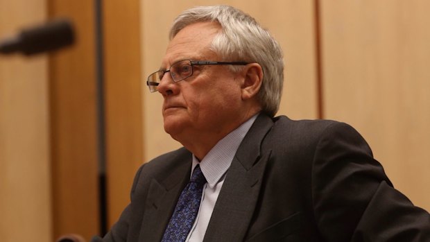 Gary Rumble in a Senate committee hearing in 2014.