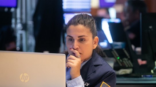 All three US stock indexes declined amid mixed earnings and rising fears that rates will stay higher for longer.