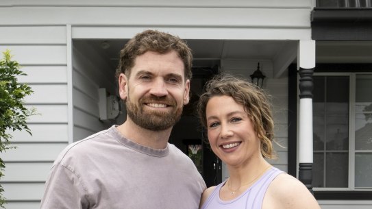 Laine and Harriet Delahunty bought in Pascoe Vale after finding out that houses closer to the city were too expensive for them.