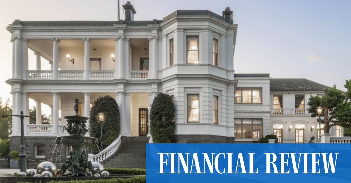 Grand estate's $40m price tag divides Melbourne luxury market - Vimarsana News