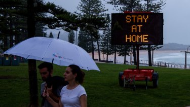 Australians in many areas were encouraged to stay at home over the holiday period to avoid spreading the coronavirus. 