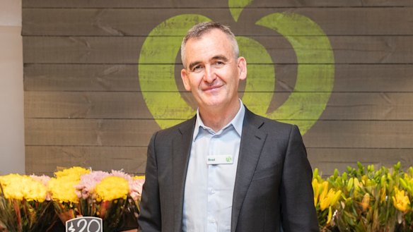 Woolworths chief executive Brad Banducci. 