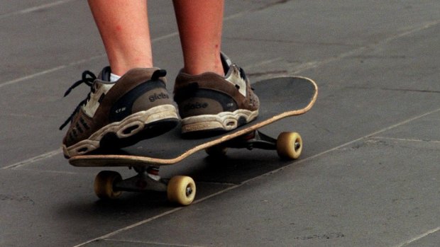 FILE IMAGE: The skateboard assault was stopped by a passer-by and a 37-year-old man will face court this month.