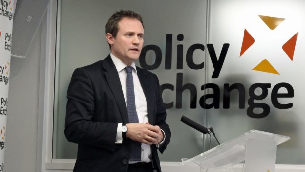 The chair of the British parliament's foreign affairs committee Tom Tugendhat. 