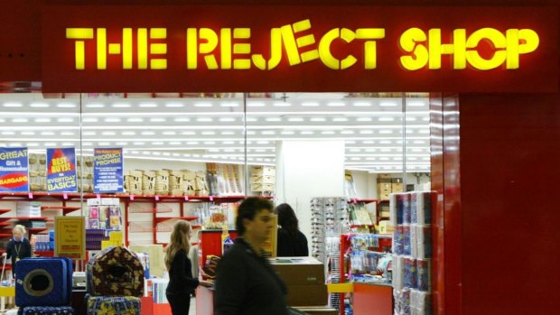 The Reject Shop's share price is down 40 per cent in three days. 