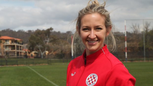 Canberra FC's Grace Gill has sent her team into the grand final.