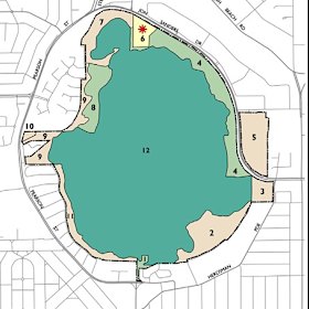 While the majority of the reserve is protected under strict conservation laws (green), a small portion at the northernmost point (yellow section 6) is exempt.