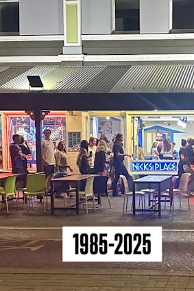 Nick’s Place in Fremantle is closing its doors after 40 years. 