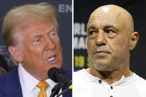 Joe Rogan interviewed Donald Trump for three hours for his podcast.