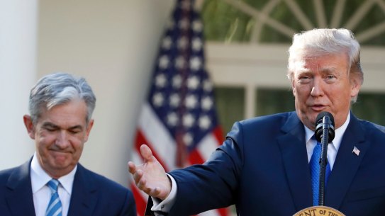 US President Donald Trump has continually criticised the Fed's interest rates moves.