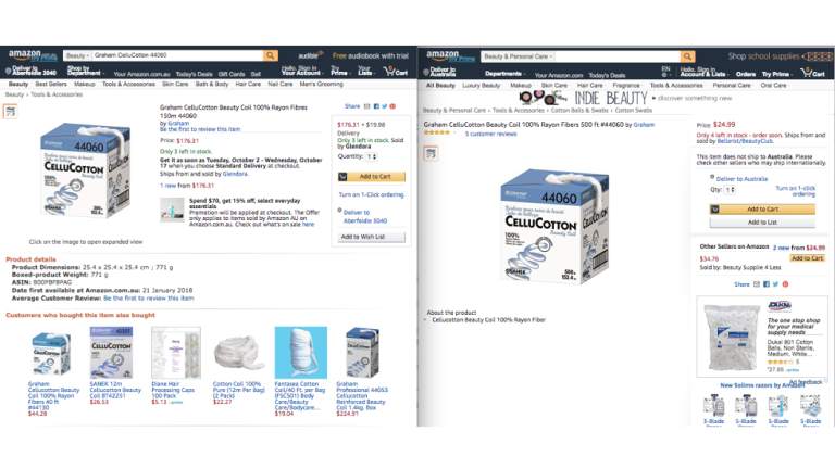 Glendora sells this box of beauty coil in Australia for close to $200 including shipping. In the US it goes for the equivelent of $35.