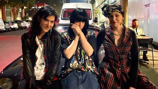 Shannon and Emma with Billie Eilish.