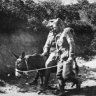 Private John ‘Simpson’ Kirkpatrick works with Murphy to carry an injured soldier to safety.