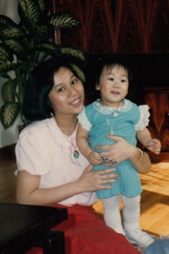 Priscilla Chan with her mother, Yvonne.